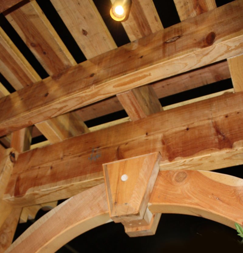 no-hangers timber frame dovetail joint